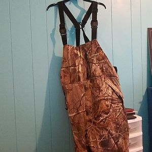 Mens realtree hunting bibs large/xlarge